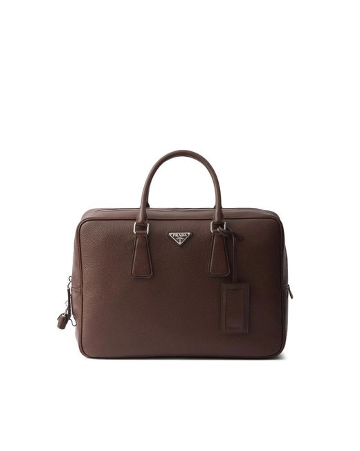 Prada Brown Laptop Bags & Briefcases for men