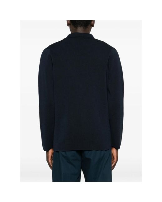 Lardini Black Flower-Detail Pocketed Cardigan for men