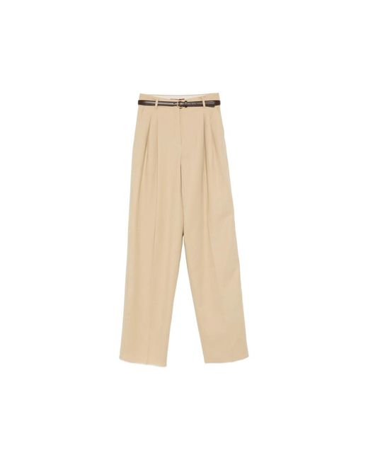 Max Mara Natural Straight Trousers