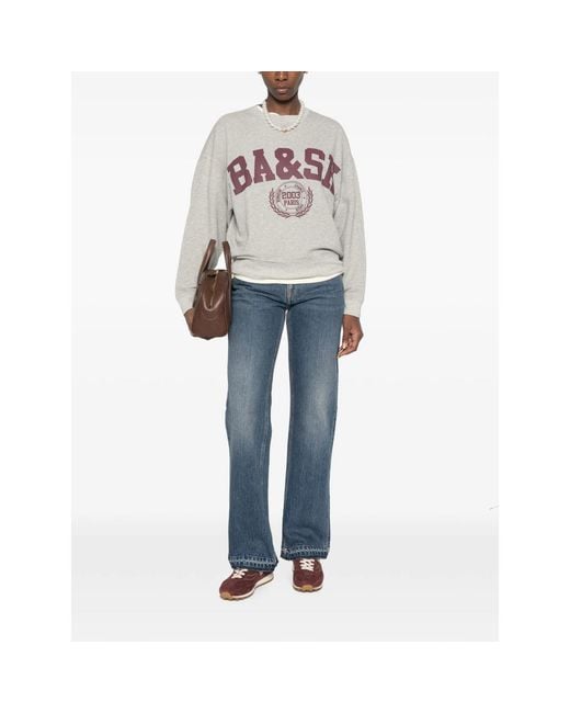 Ba&sh Blue Vana Released-Hem Jeans