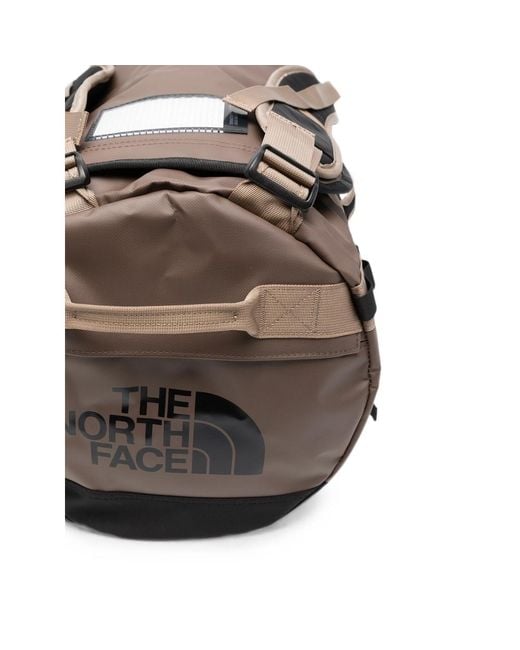 The North Face Black Base Camp Logo-Print Duffle Bag for men