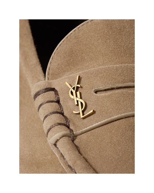 Saint Laurent Natural Flat Shoes
