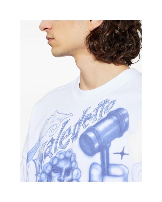 PDF Blue Graphic T-Shirt for men