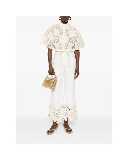 Zimmermann White Pants, Neutral