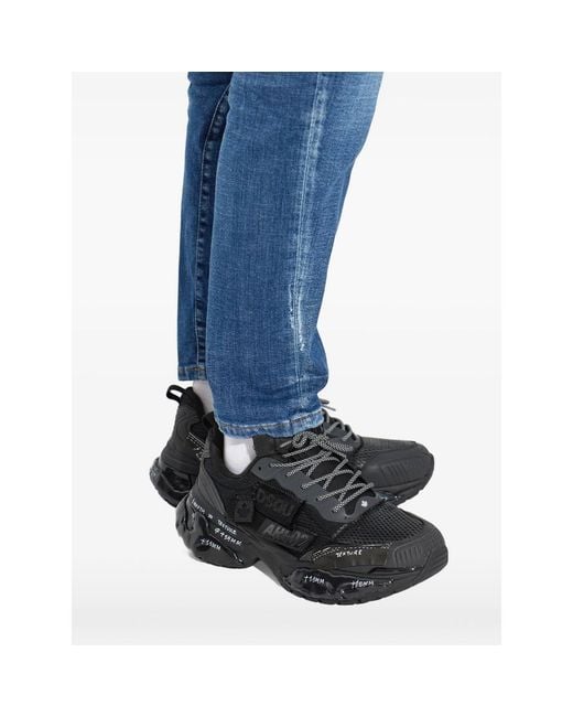 DSquared² Black Faster Sneakers for men