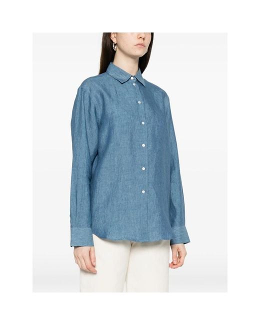 Rohe Blue Long-Sleeve Shirt
