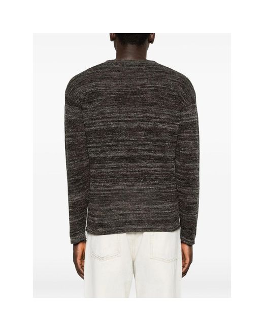 Roberto Collina Black Round-Neck T-Shirt for men