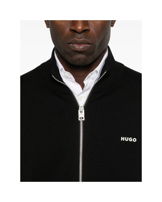 HUGO Black Sweater for men