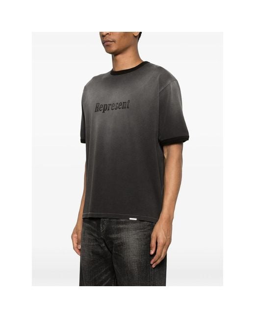 Represent Black T-Shirt for men
