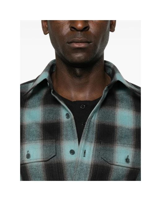 Tom Ford Green Button-Up Shirt for men