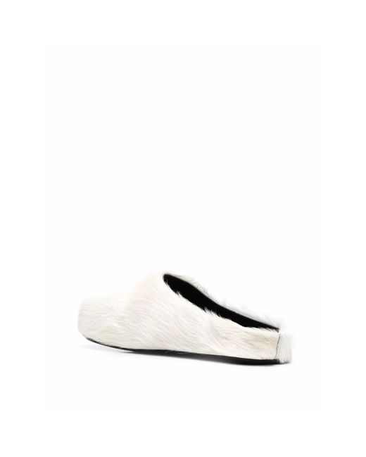 Marni White Slippers for men
