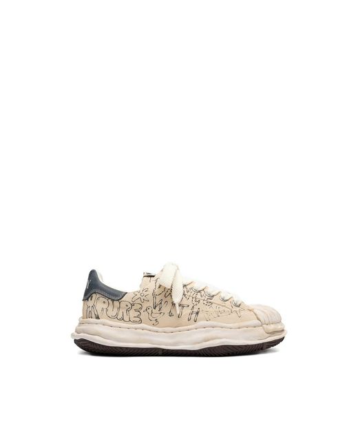Maison Mihara Yasuhiro Natural Neutrals Trainers for men