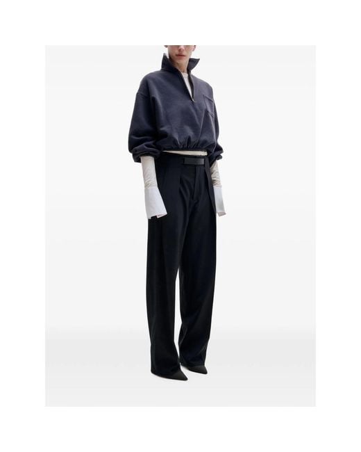 DARKPARK Black Belted Pleated Trousers