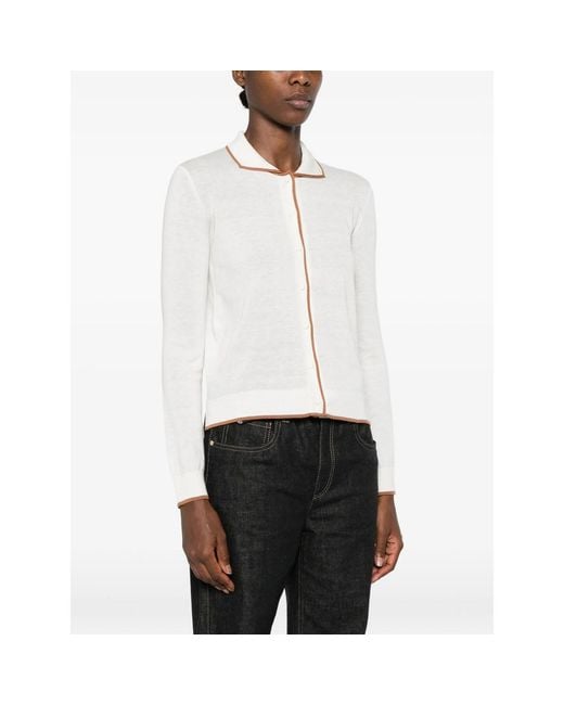 Max Mara White Knitwear