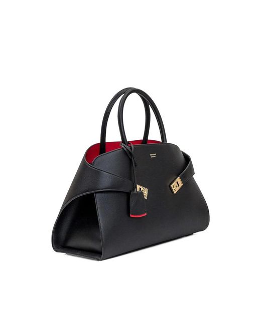 Ferragamo Black Tote Bags