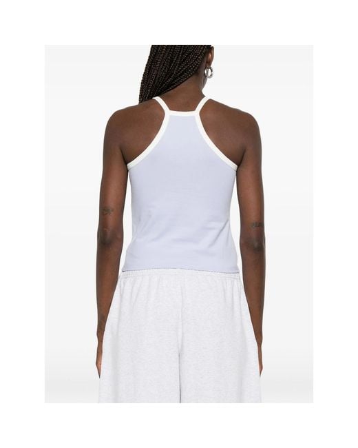 New Balance White Performance Tank Top