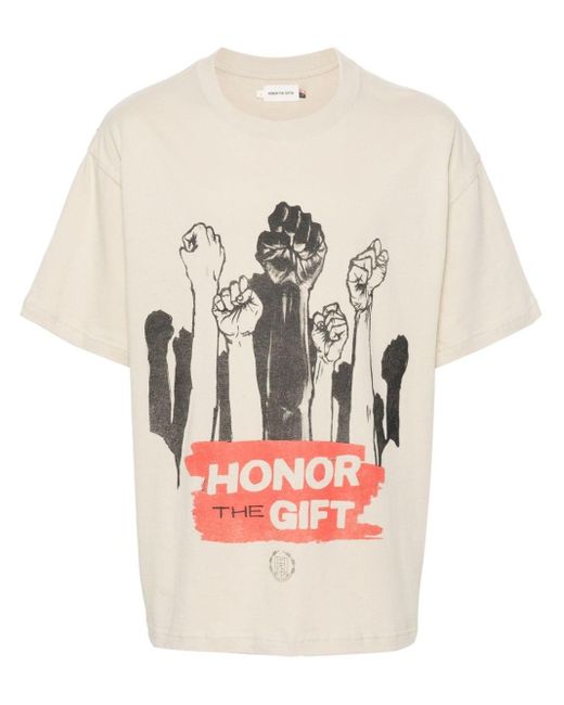 Honor The Gift Natural Dignity Cotton T-Shirt for men