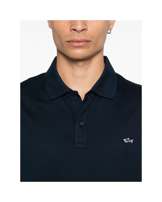 Paul & Shark Black Polo Shirts for men