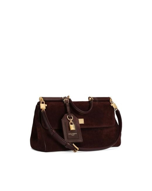 Dolce & Gabbana Brown Medium My Sicily Handbag