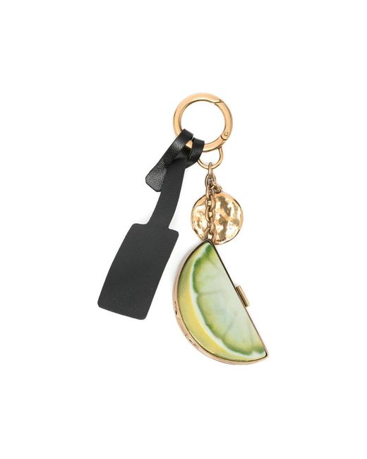 Saint Laurent Green Keyrings & Chains