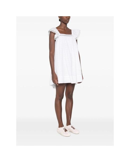 Ganni White Dresses
