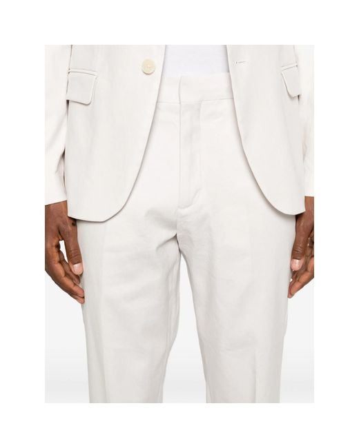 Calvin Klein White Suit Trousers for men
