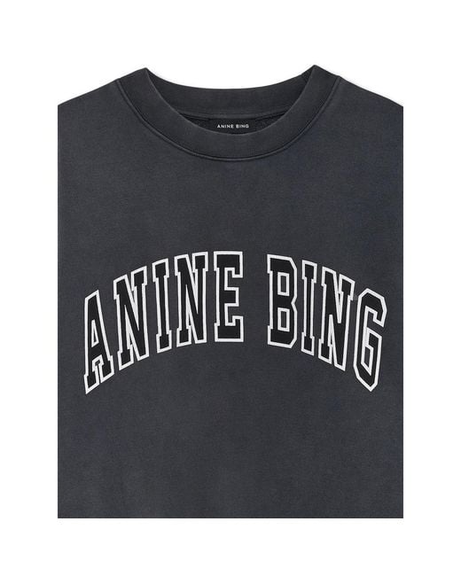 Anine Bing Black Sweatshirts