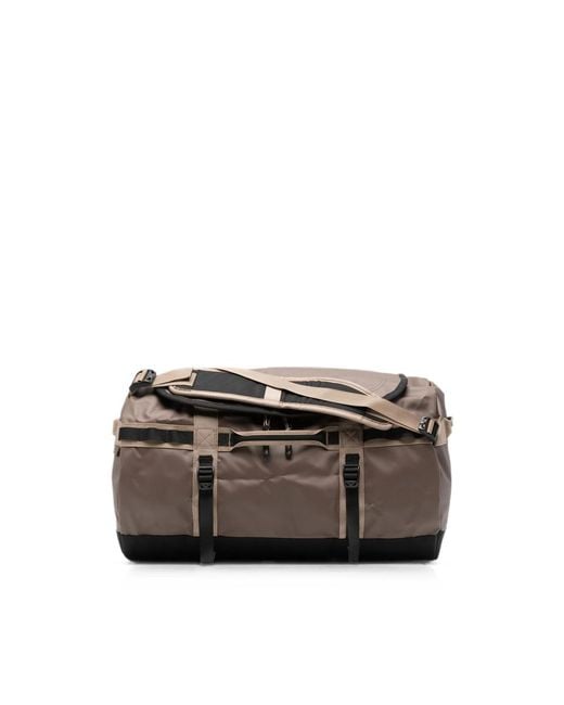 The North Face Black Base Camp Logo-Print Duffle Bag for men