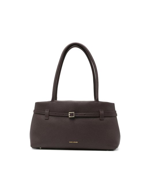 MANU Atelier Black Le Cambon East West Shoulder Bag