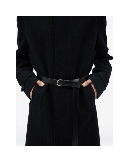 Ann Demeulemeester Black Wilmer Coat for men