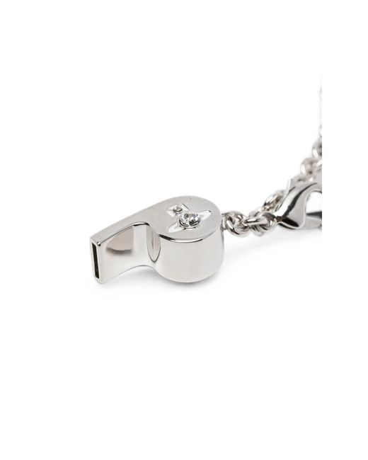 Vivienne Westwood Metallic Whistle-Pendant Necklace