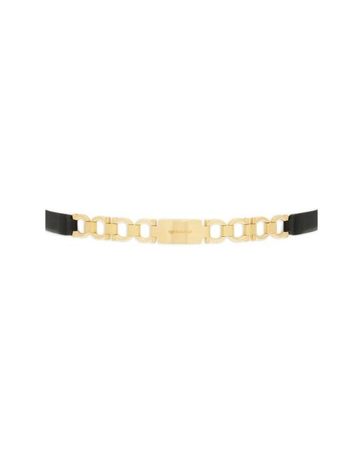 Ferragamo Metallic Belts