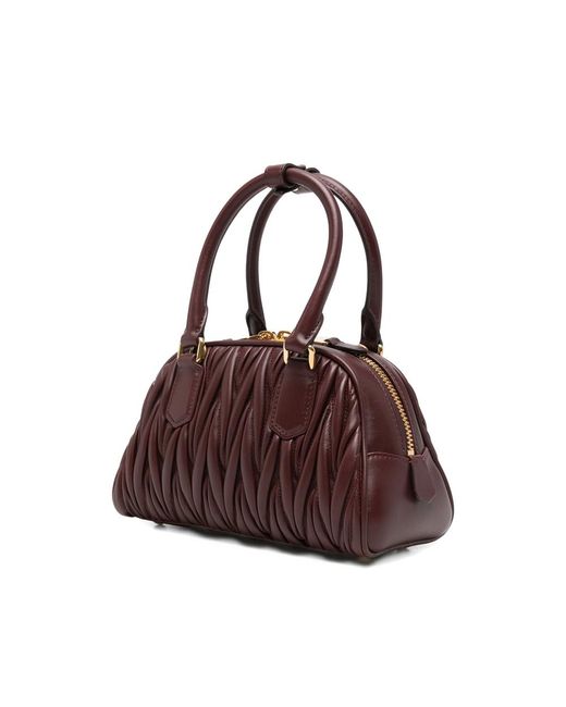 Miu Miu Brown Tote Bags