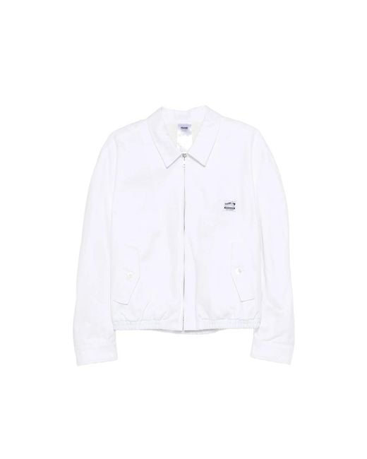 Magliano White Zipped Shirt Jacket for men