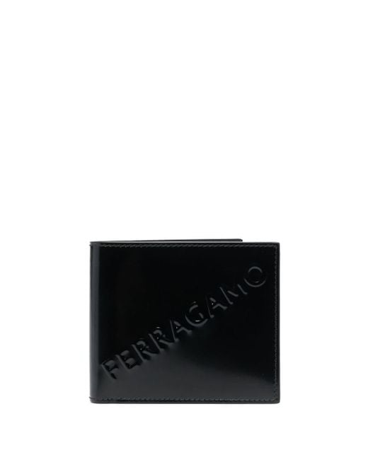 Ferragamo Black Logo Wallet for men
