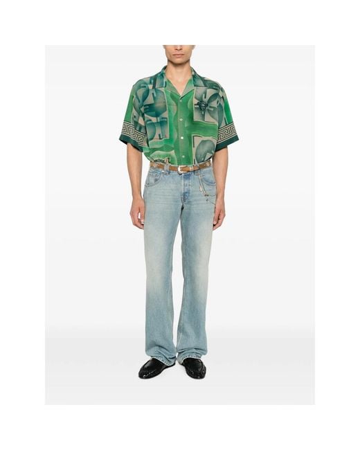 Versace Green Shirts for men