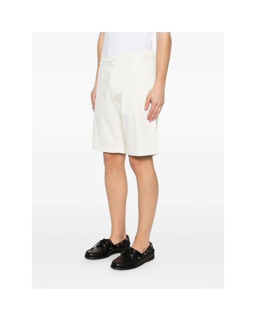 Jacob Cohen White Shorts for men