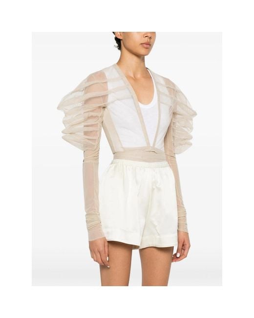 Rick Owens Natural Neutrals Tops