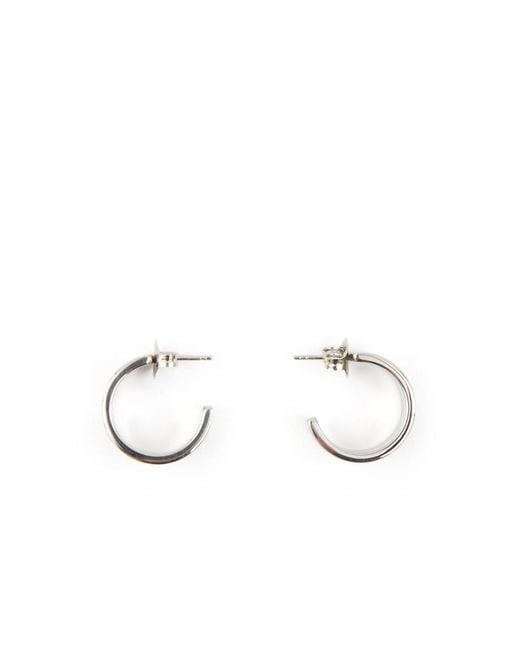 MM6 by Maison Margiela Multicolor Numeric Minimal Signature Hoop Earrings