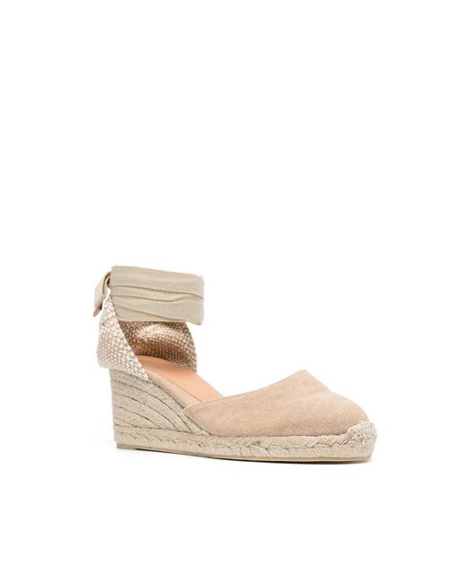 Castaner Natural Carina Wedged Espadrilles