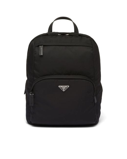 Prada Black Backpacks for men