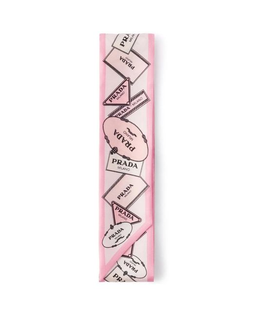 Prada Pink Scarves