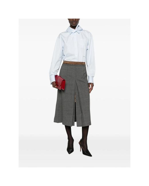 Prada Gray Skirts
