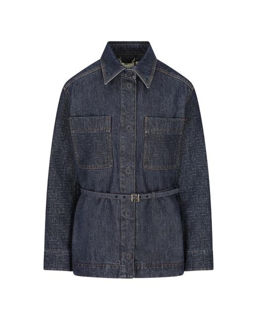Fendi Blue Jackets