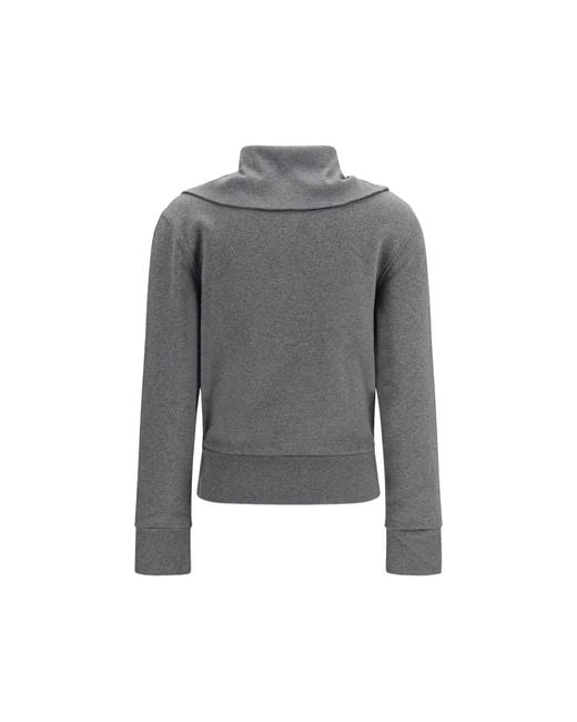 Balenciaga Gray Fitted Zip Up Jacket