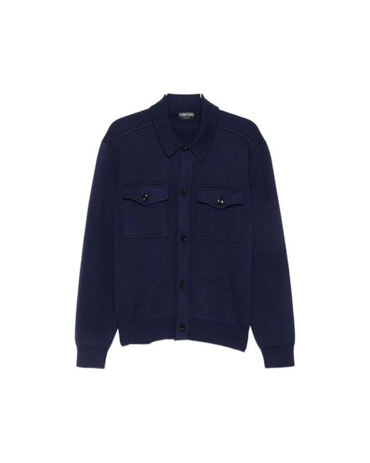 Tom Ford Blue Sweaters And Knitwear for men