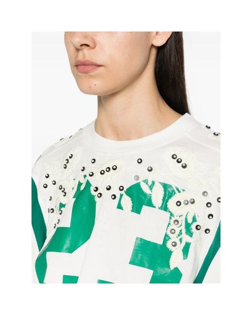 Sea Blue Georgie Embellished T-Shirt