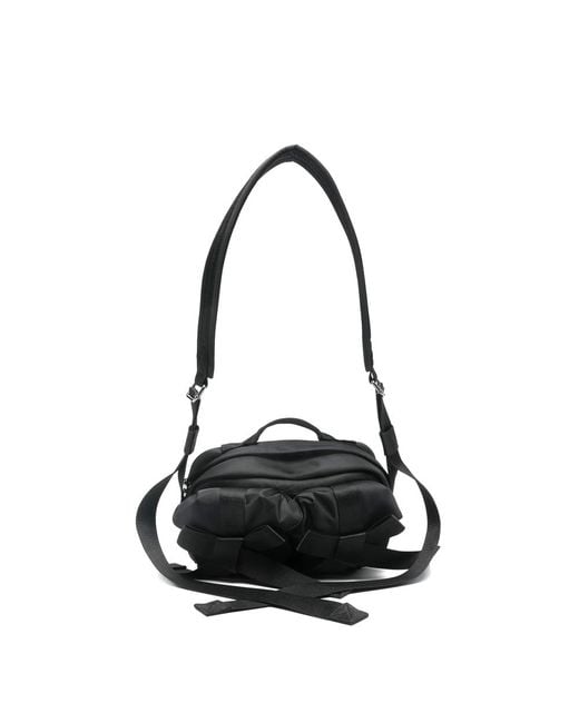 Simone Rocha Black Woven Crossbody Bag