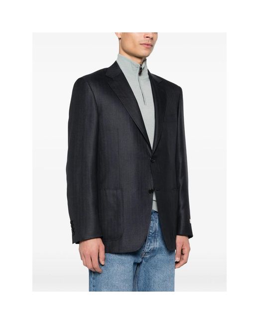 Canali Jackets Blue for men