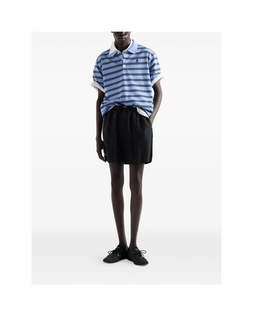 Prada Blue Polo Shirts for men